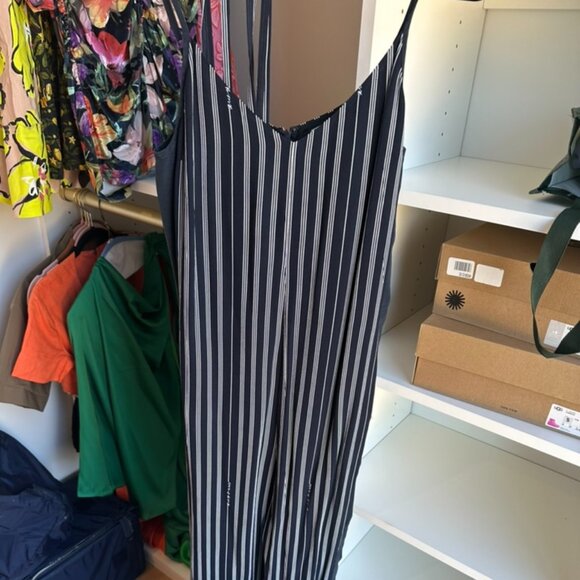 rag & bone Striped Jumpsuit - Picture 1 of 3